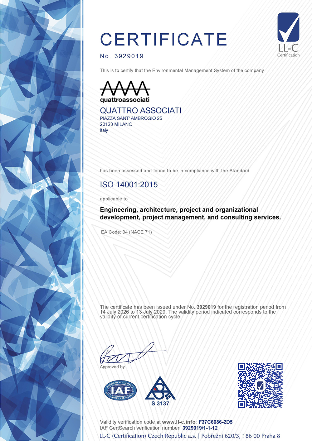 _CERTIFICATO N. 3929019_ISO 14001.2015_en
