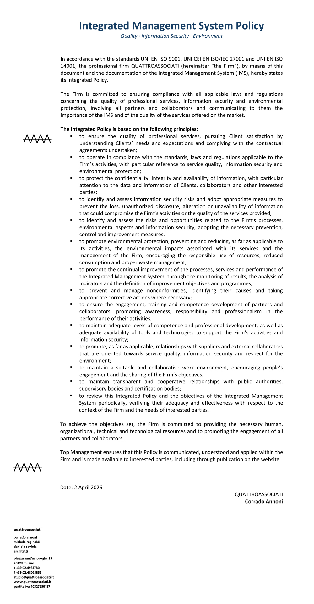 _Politica del Sistema di Gestione Integrato EN